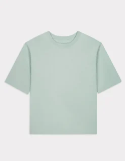 Oversized zwaar katoenen t-shirt - groen