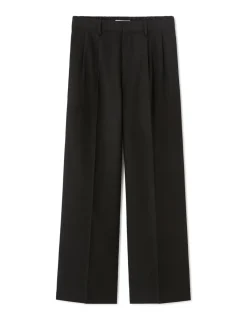 Pantalon 24H baggy loose - zwart