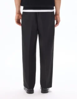 Pantalon 24H baggy loose - zwart