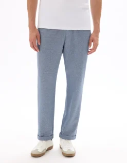 Pantalon 24u slim stretch - middenblauw