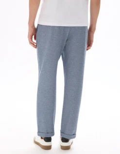 Pantalon 24u slim stretch - middenblauw