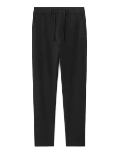 Pantalon 24u straight stretch - zwart