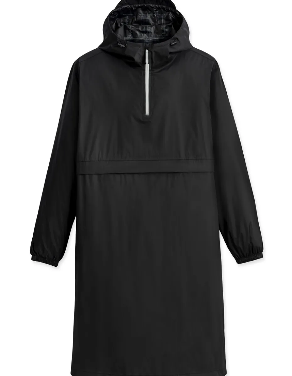 Parka met vaste capuchon - zwart