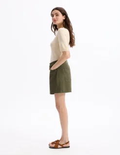 Platte shorts - groen