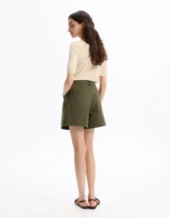 Platte shorts - groen