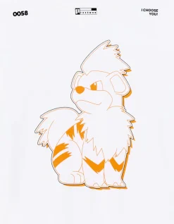 Pokémon - T-shirt Growlithe