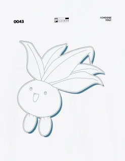 Pokémon - T-shirt Oddish