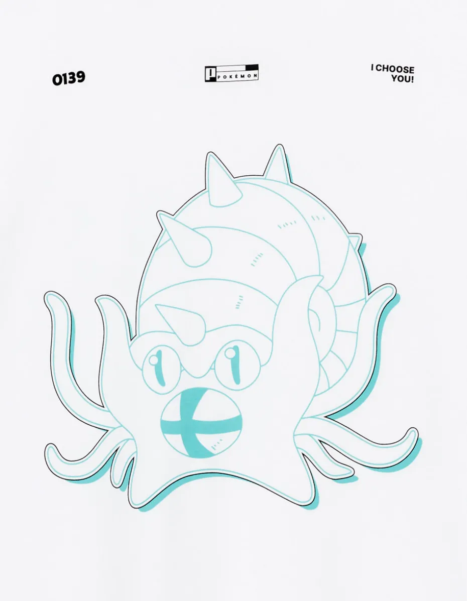 Pokémon - T-shirt Omastar