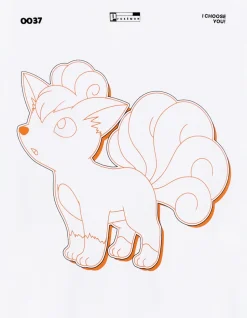 Pokémon - T-shirt Vulpix