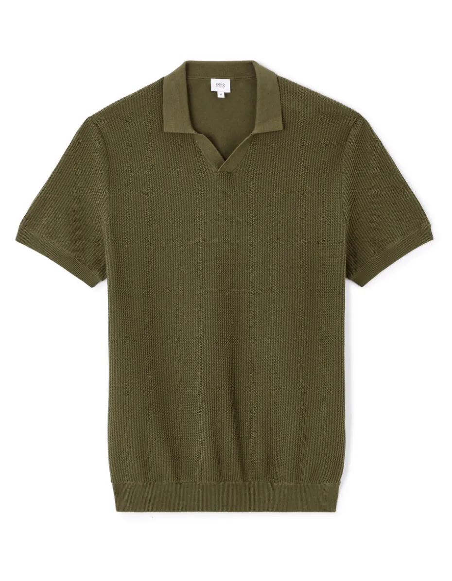 Polo boxy 100% katoen - kaki