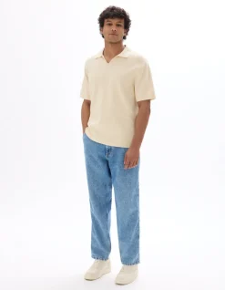 Polo boxy 100% katoen milano - ecru