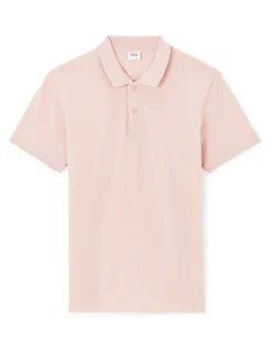 Polo recht 100% katoen - roze