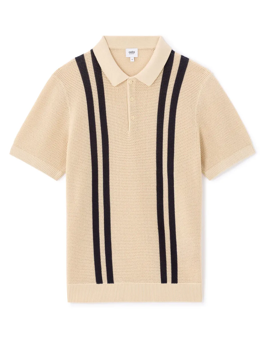 Polo regular 100% katoen - beige