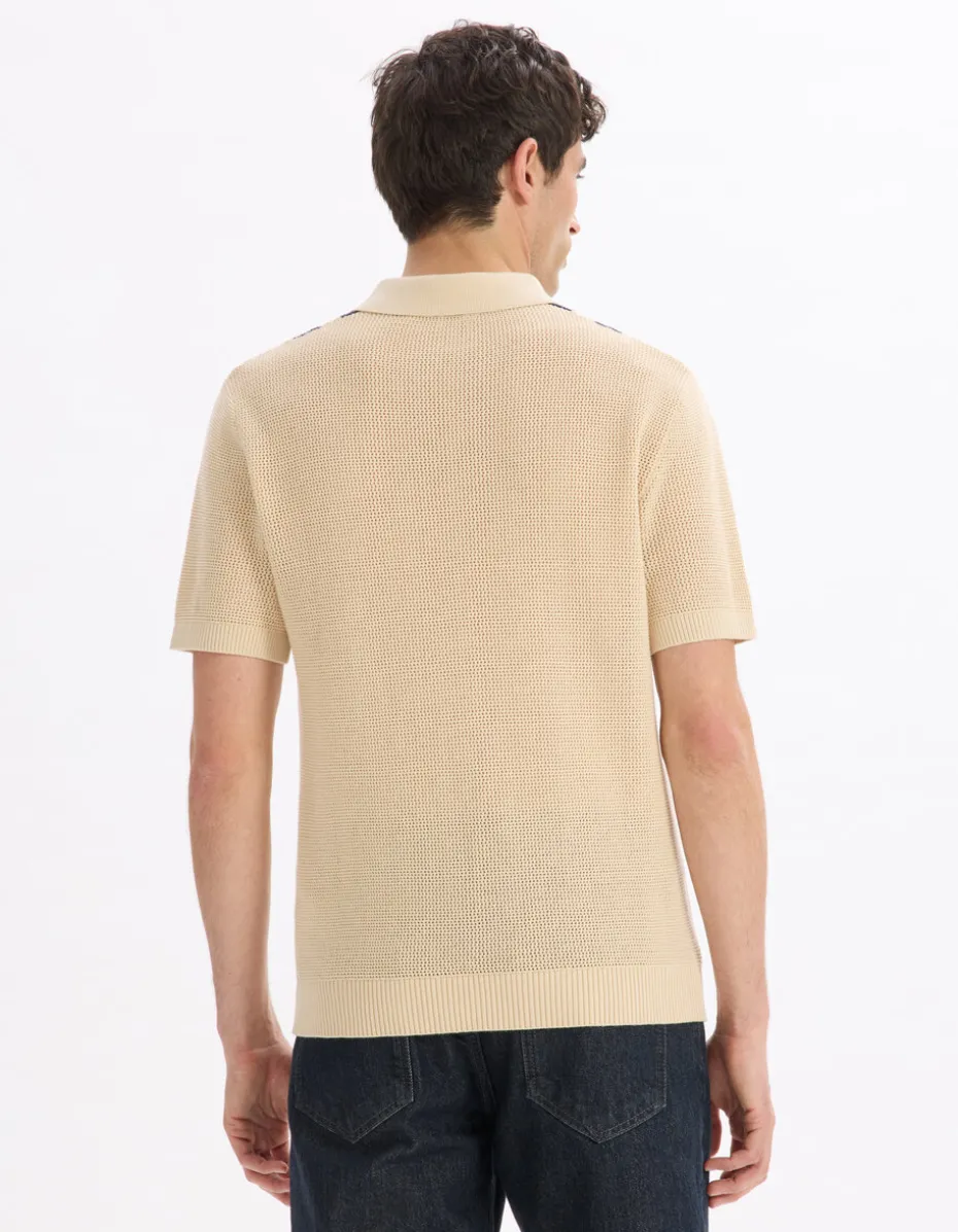 Polo regular 100% katoen - beige