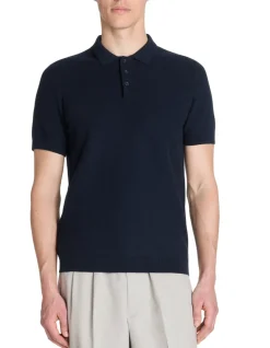 Polo regular 100% katoen - marine