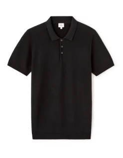 Polo regular 100% katoen - zwart