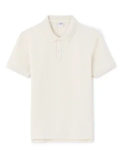 Polo regular 100% katoen stretch - beige