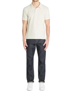 Polo regular 100% katoen stretch - beige