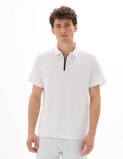 Polo regular Coolmax - wit