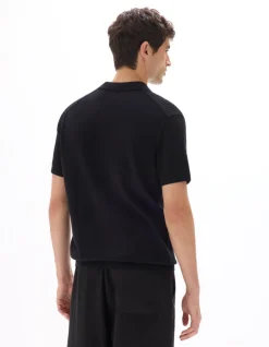 Polo regular fit, 100% katoen - Zwart