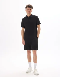 Polo Regular Fit Coolmax - Zwart