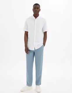 Polo regular fit jersey piqué - wit