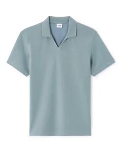 Polo regular katoenmix - groen