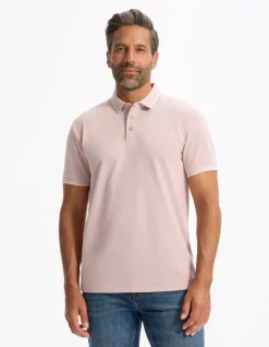 Polo regular katoenmix - roze
