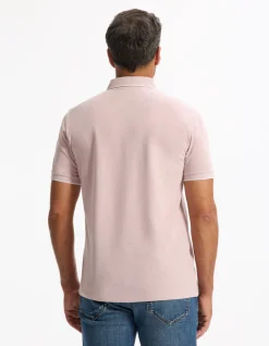 Polo regular katoenmix - roze