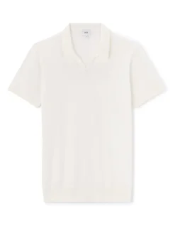 Polo slim 100% katoen - beige
