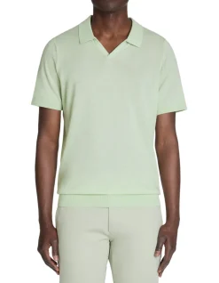 Polo slim 100% katoen - groen