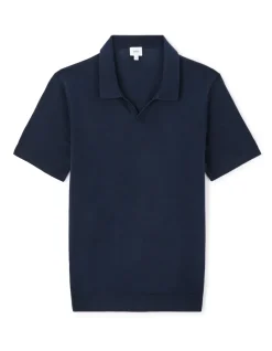 Polo slim 100% katoen - marine