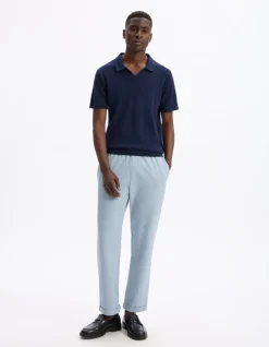 Polo slim 100% katoen - marine