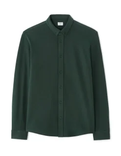 Poloshirt Regular fit Piqué - Donkergroen
