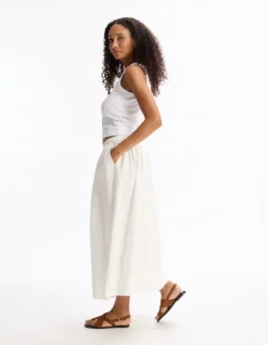 Poplin onderrok - wit