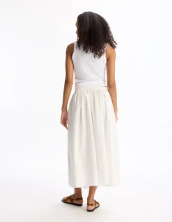Poplin onderrok - wit