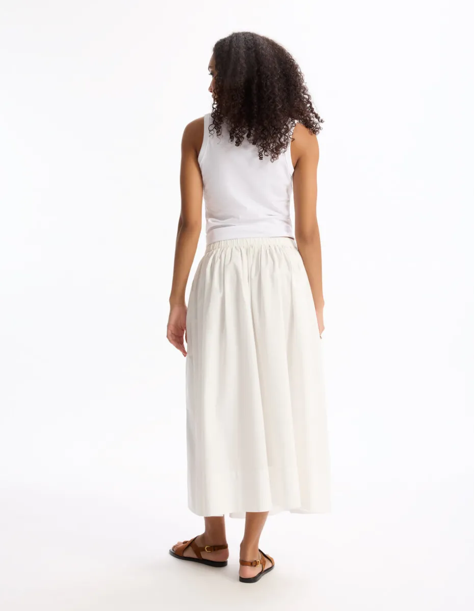 Poplin onderrok - wit