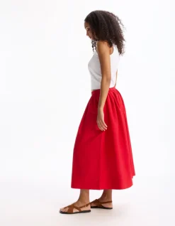 Poplin petticoat - rood