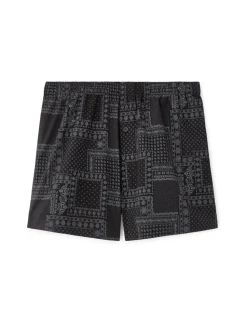 Pyjama boxershort 100% katoen - zwart