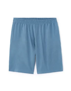 Pyjama lang 100% katoen - blauw