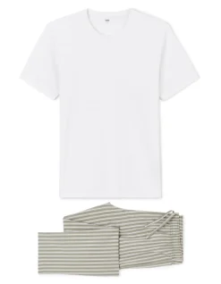 Pyjama lang 100% katoen - groen