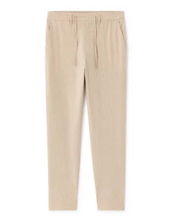 Rechstreekse stretchbroek - beige