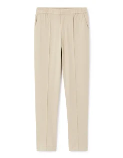 Rechstreekse stretchbroek - beige