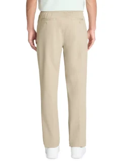 Rechstreekse stretchbroek - beige
