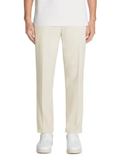 Rechstreekse stretchbroek - beige