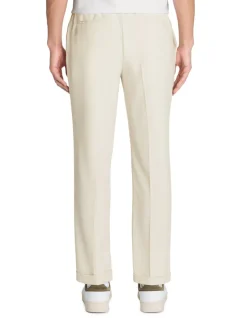 Rechstreekse stretchbroek - beige