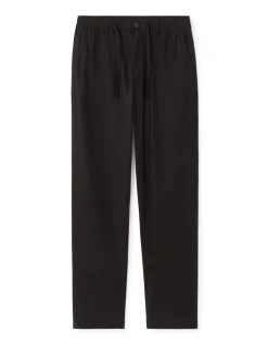 Rechtdoor pantalon 100% katoen - zwart