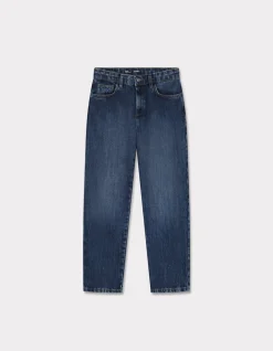 Rechte jeans met normale taille - raw