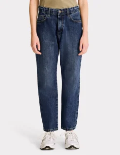 Rechte jeans met normale taille - raw
