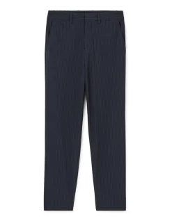 Rechte stretchbroek - marine